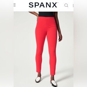 SPANX Red Ankle Pants